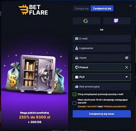 betflare-casino-rejestracja