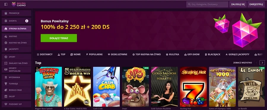 strona-główna-malinacasino